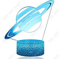 TD® Coloré créatif 3D petite lampe de table LED veilleuse chambre lumière cadeau lampe de table visuel LED lumière colorée