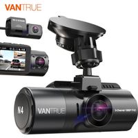 VANTRUE N4 Caméra de Voiture, Dashcam 1440P+Dual 1080P Avant et Arrière,LCD IPS 2,45" écran,Vision Nocturne IR, WDR,G-Senseur