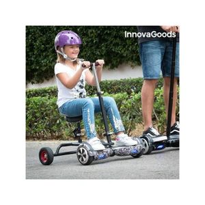 Hoverbike vélo Electrique pour Hoverboard Jeux Enfant et Adulte Rouge
