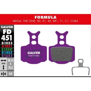 Plaquettes De Frein Formula Organiques/résine – FD40105-10 – Paire – Neuves