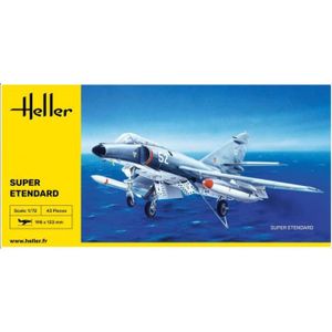 AVION - HÉLICO Maquette Avion Super Etendard Heller - Blanc - 1:7