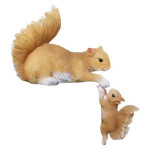 miniature de collection   G11-39 magnifique écureuil en verre avec dorures 