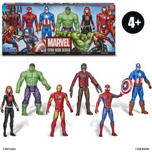 FIGURINE - PERSONNAGE Coffret de 6 figurines Marvel Titan Hero - MARVEL - Titan Hero Series - Mixte - Blanc - A partir de 4 ans