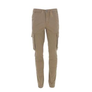 PANTALON TEDDY SMITH - Pantalon cargo junior - beige - 10 a