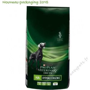 CROQUETTES Purina Proplan Veterinary Diets Chien HA 11kg
