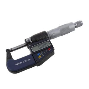 25/ mm Microm/ètre m/étrique ext/érieur num/érique externe /électronique Jauge ing/énieur en acier carbone Outil de mesure