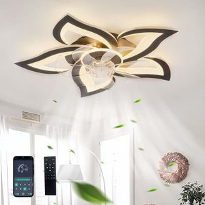 VENTILATEUR DE PLAFOND Ventilateur Plafond Avec Lumiere Design Moderne Si