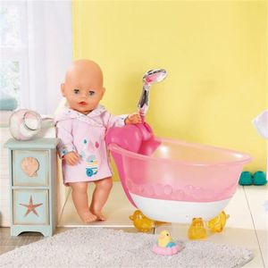New Born Baby Baignoire de poupée avec fonction pompe - New Born Baby -  Marques 