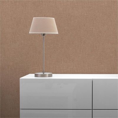 Papier Peint Intissé TADESSI Uni – Brun, M1, Rouleau 53 Cm X 10,05 M, 5,33 M²