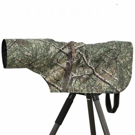 Housse De Pluie ROLANPRO Pour Objectif Sony E SEL20TC 2.0X - Protection Camouflage Étanche