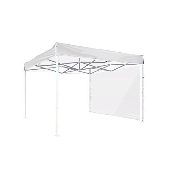 (Blanc) auvent tente toile d'ombrage voile pop-up auvent abri instantané terrasse extérieure jardin camping