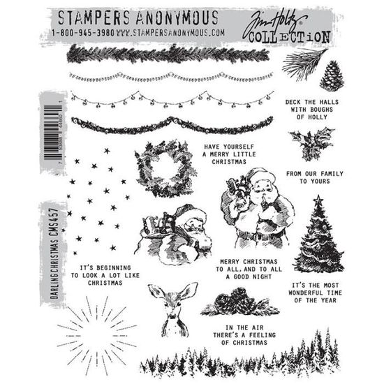 Lot de tampons et de matrices de découpe en silicone de Noël pour scrapbooking, cartes de vœux