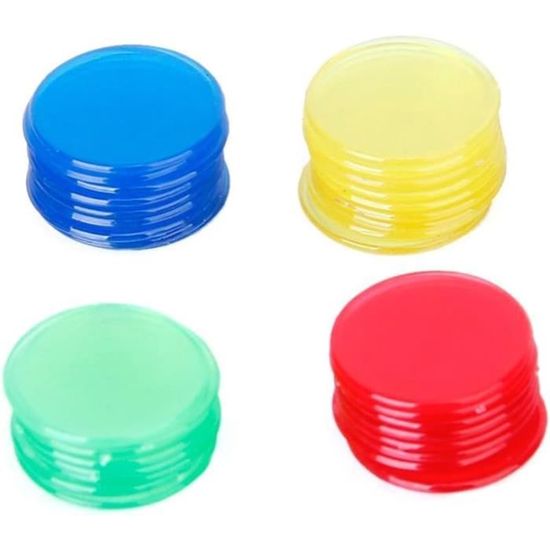 Lot De 100 Jetons De Poker En Plastique ABS - Pour Jeux De Cartes, Bingo, Soirées Jeux De Société