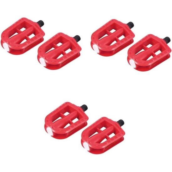 Pédales velo SE Bikes Bear Trap rouge à -30
