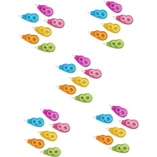 Ruban Correcteur Patte De Chat Kawaii - 3 Pièces, Double Face Correction Et Adhésif, Fourniture Scolaire