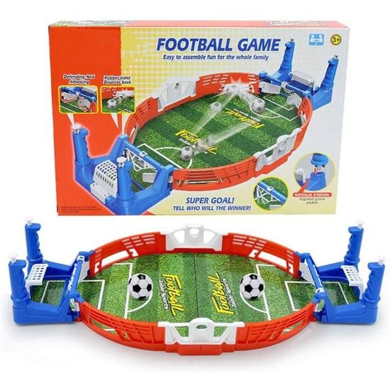 Mini Jeu de Baby-foot,Cadeau de Jouet de Football de Table de Fête à 2 Joueurs Pour Enfants Adultes Favorisant L'amitié