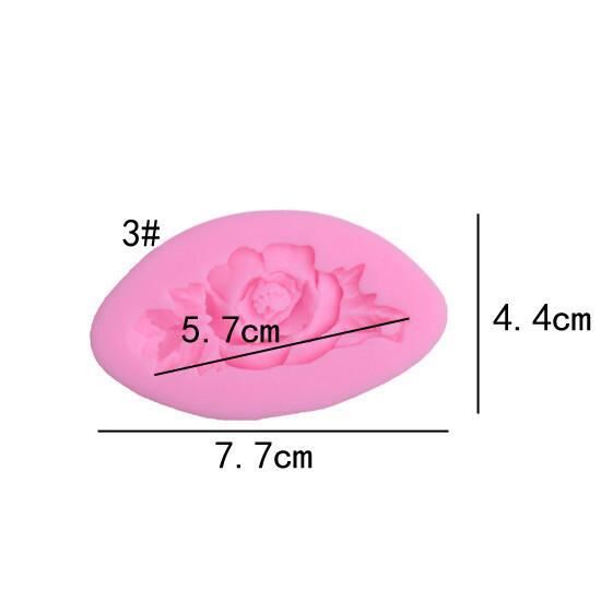 2 Moules à Fleurs En Silicone Qualité Alimentaire - Forme Poinsettia (Noël) - Pour Gâteaux, Chocolats, Résine - 6,3 Cm Et 7,4 Cm