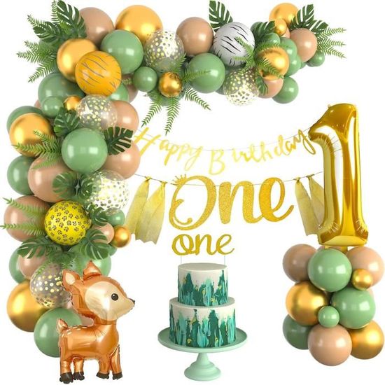 JeVenis Jungle Gold Bannière De Photo Mensuelle Wild One Bannière De Photo Mensuelle Safari