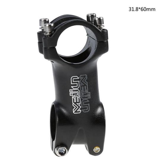Potence De Vélo VTT En Alliage 110mm - Diamètre De Colonne 21.1mm, Couleur Noire
