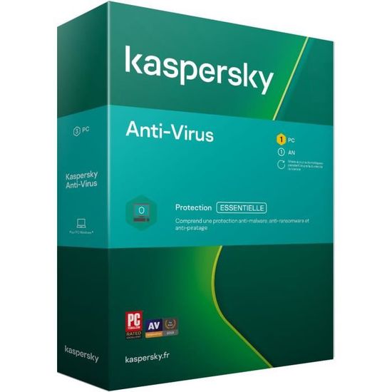 KASPERSKY Antivirus 2020, 3 postes, 1 an