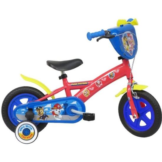 Vélo enfant Pat' Patrouille 10" - PAW PATROL - Vélo de ville - loisir - Bleu - 10 pouces