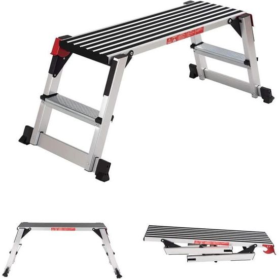Marchepied Antidérapant Empilable Pour Seniors - Hauteur 9 Cm, Capacité 180 Kg - Pour Lit, Voiture, Escaliers Et Jardin