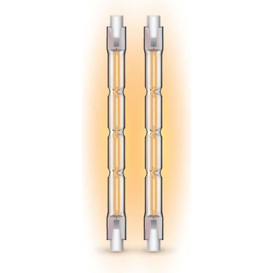 Lot De 2 Ampoules Halogènes Culot R7S, 3090 Lumens, équivalence 160W