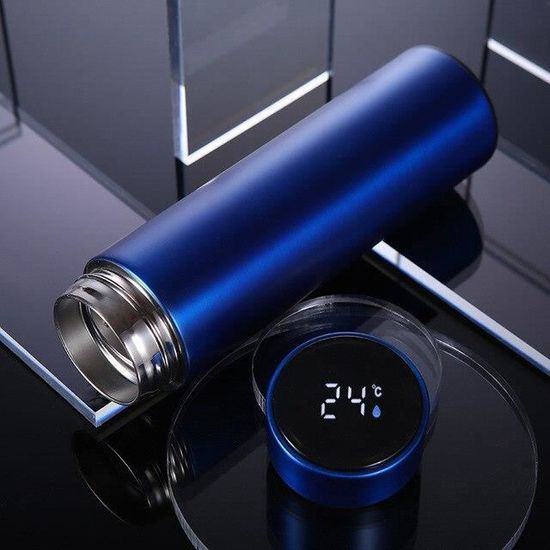 Bouteille D'eau Intelligente WATERH 710 Ml - Rappel Hydratation, Isotherme, App Connectée, Acier Inox