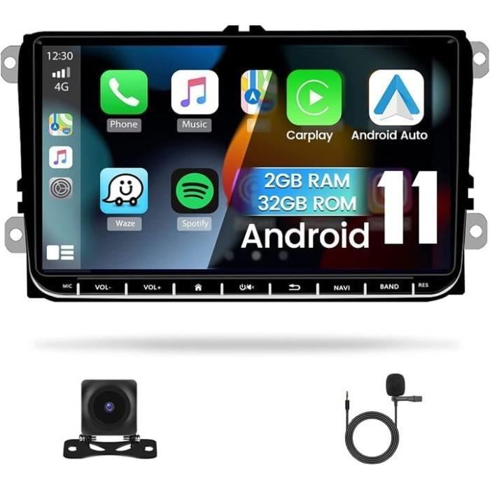 Autoradio Android 11 Pour Toyota Verso 2009-2018 – Écran Tactile 9 Pouces, CarPlay/Android Auto Sans Fil, GPS, Caméra De Recul, Commande Vocale