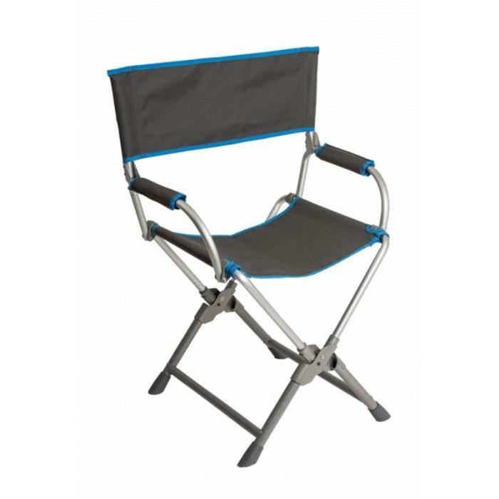 ANTARION Fauteuil pliant Camping Pêche Confort Saint-Tropez 48 Bleu