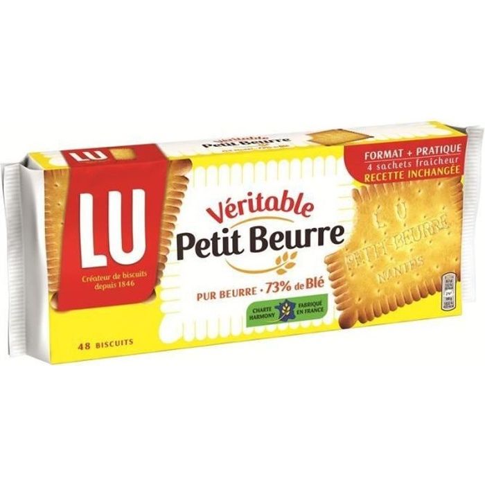 LU PETIT BEURRE - Véritable 2X 200G - Lot De 4