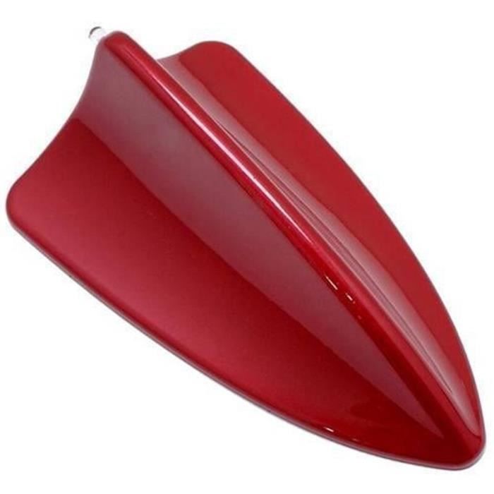antenne décorative universelle noire bleue argentée, aileron de requin factice, pour BMW Toyota VW Polo Ford Kia Hon Red -FY3213