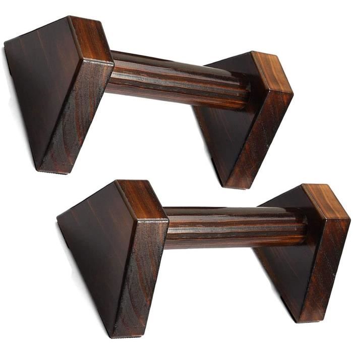 PUSH UP BARS d'exercice en Bois Push Up Bar Support pour Pompes avec Conception De Triangle Stable pour Gymnastique Yoga458