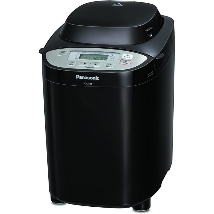 Machine à Pain SD-2511KXE - 33 Programmes Dont sans Gluten, Pâte à Pizza, Pain Complet, Brioche, Confiture, 3 tailles de Pain M, L,