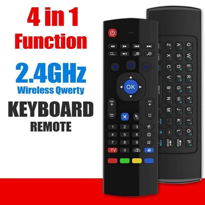 MX3 4 IN 1 Air Mouse Clavier Sans Fil Télécommande Pour Android BOX Smart TV