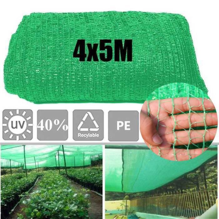 4 x 5 m Filet de Protection Jardin pour Bassin en Maille Protection des Fruits Plantes Cultures Anti-UV