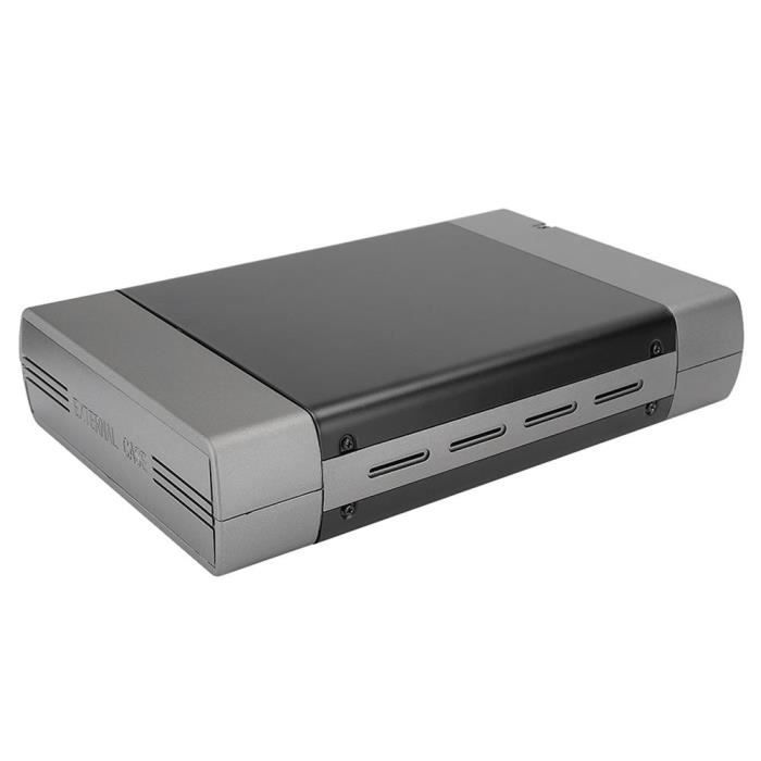 Atyhao lecteur optique externe USB2.0 Boîtier de lecteur optique 5,25 pouces Interface USB2.0 externe SATA Accessoires