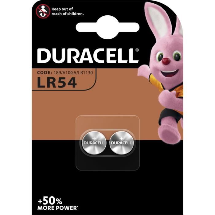 Duracell Blister de 2 piles LR54