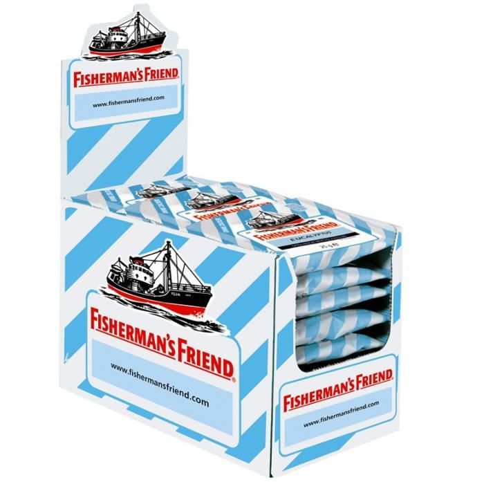 Fisherman's friend Eucalyptus sans sucre 24 Sachets