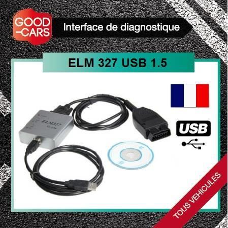ELM327 PRO 1.5 USB - Valise Diag Auto OBD