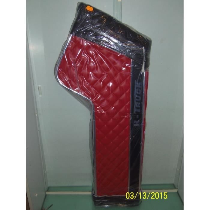 TABLETTE LONGUE SIMILI CUIR RENAULT MAGNUM (ROUGE)