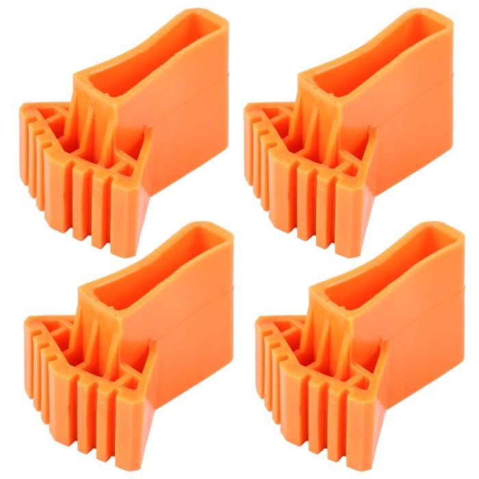 4 pièces couverture professionnelle de haute qualité durable en caoutchouc pieds tapis échelle PIECE DETACHEE MATERIEL CHANTIER