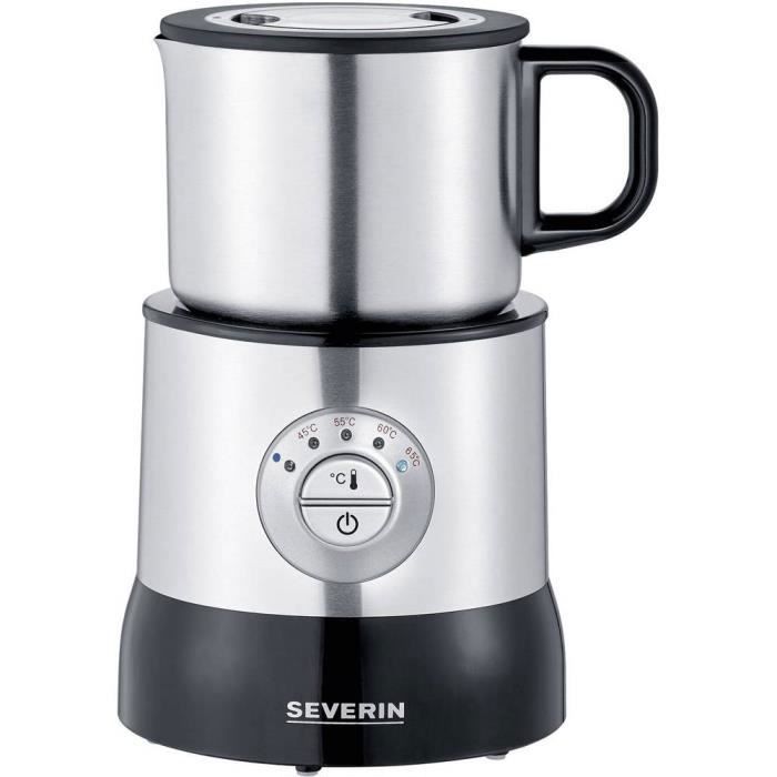 Mousseur à lait à induction Severin SM 3583 acier inoxydable (brossé), noir 500 W 1 pc(s)