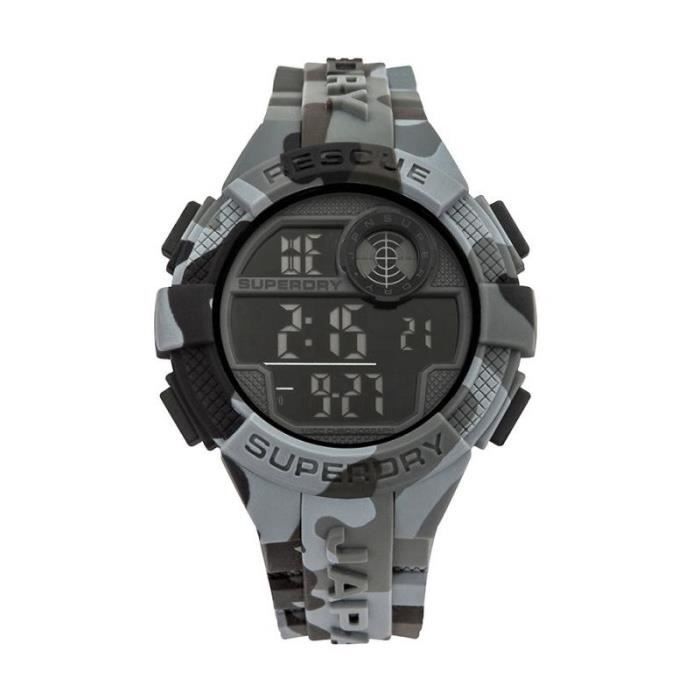 Montre Superdry Homme modèle Radar Grise - SYG193BE