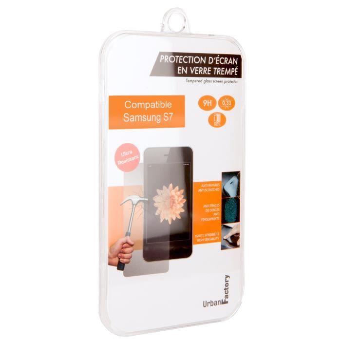 Urban Factory Film de protection d'écran pour Samsung Galaxy S7