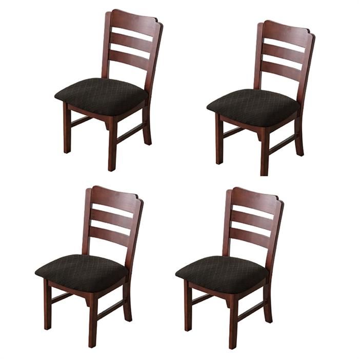 KELUINA Extensible Etanche Jacquard Salle à Manger Chaise Couvre Décor
