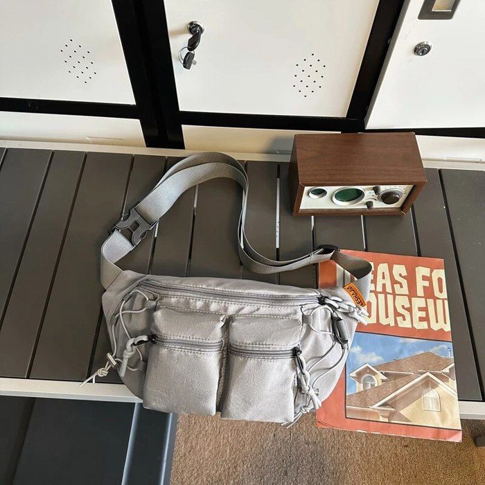 Sacs Banane Femmes Waist Pack Grande Capacité Velours Côtelé