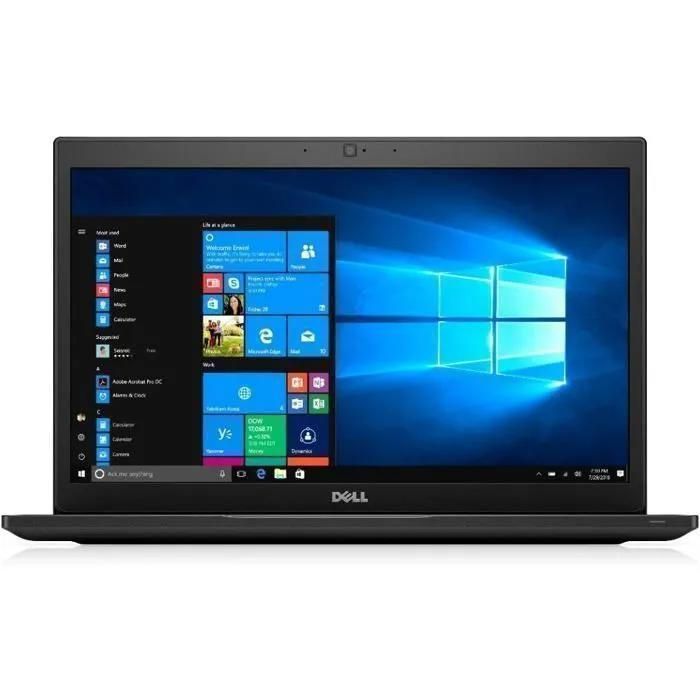PC Portable DELL 7480 – Intel Core i7-6600U – RAM 16Go – 256 Go SSD