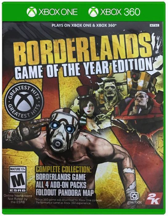 Borderlands 2 Edition jeu de l'année Xbox 360