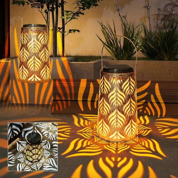 ULTNICE Lot De 4 Mini Lampadaires Solaires – Décoration Jardin – 7,5 Cm – Modèles Réalistes – Jouet Maison De Poupée Et Décoration Extérieure